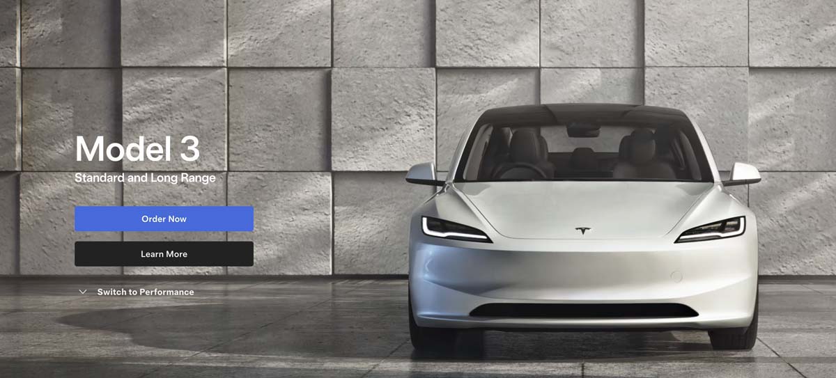 Tesla Model 3 Standard RWD 每月供期仅需 RM 1,138 起！