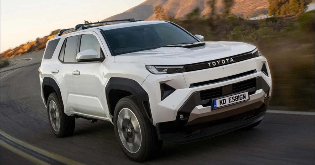 Toyota Fortuner 渲染图：大改款车型更前卫设计、预计2026年登场！